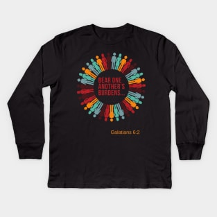 7Sparrows Galatians 6:2 Kids Long Sleeve T-Shirt